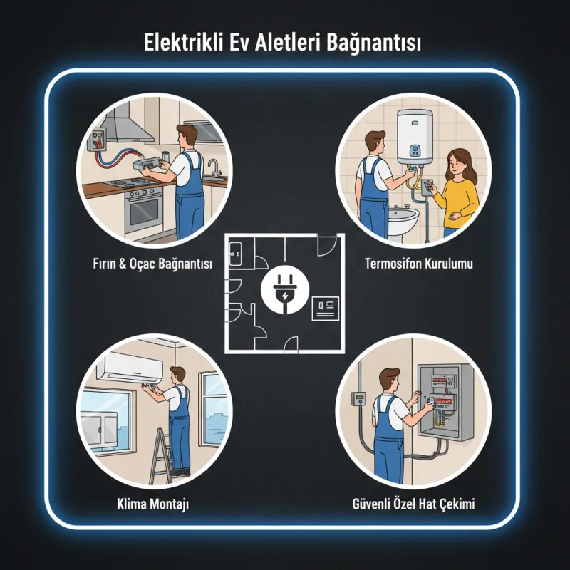 Elektrikli Ev Aletleri Bağlantısı