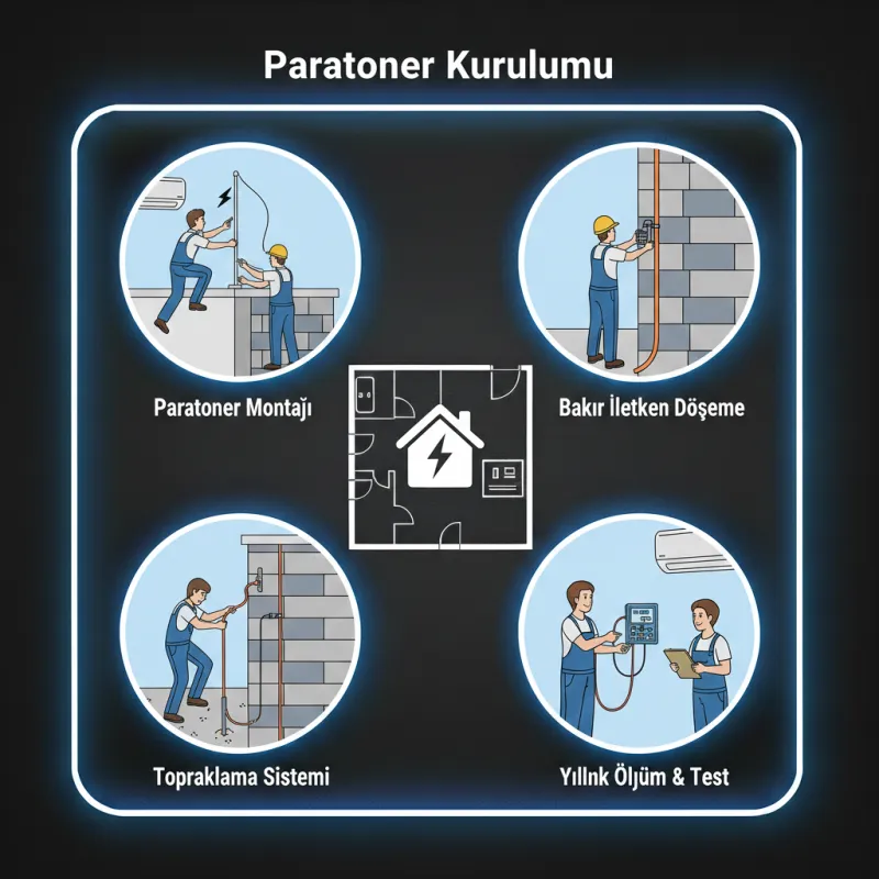 Paratoner Kurulumu