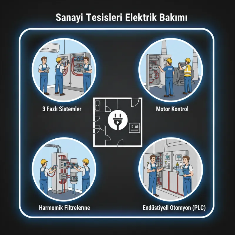 Sanayi Tesisleri Elektrik Bakımı